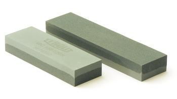 Two-layered sharpening stone Korund grit F150/320 large L200mm