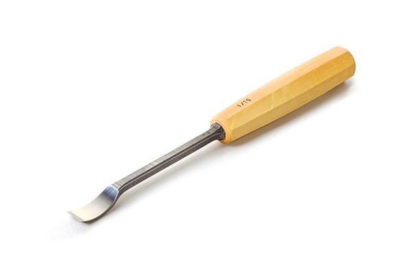 Spoon wood carving gouge M-stein - sweep 1