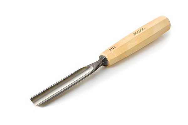 Straight wood carving gouge M-stein - sweep 8